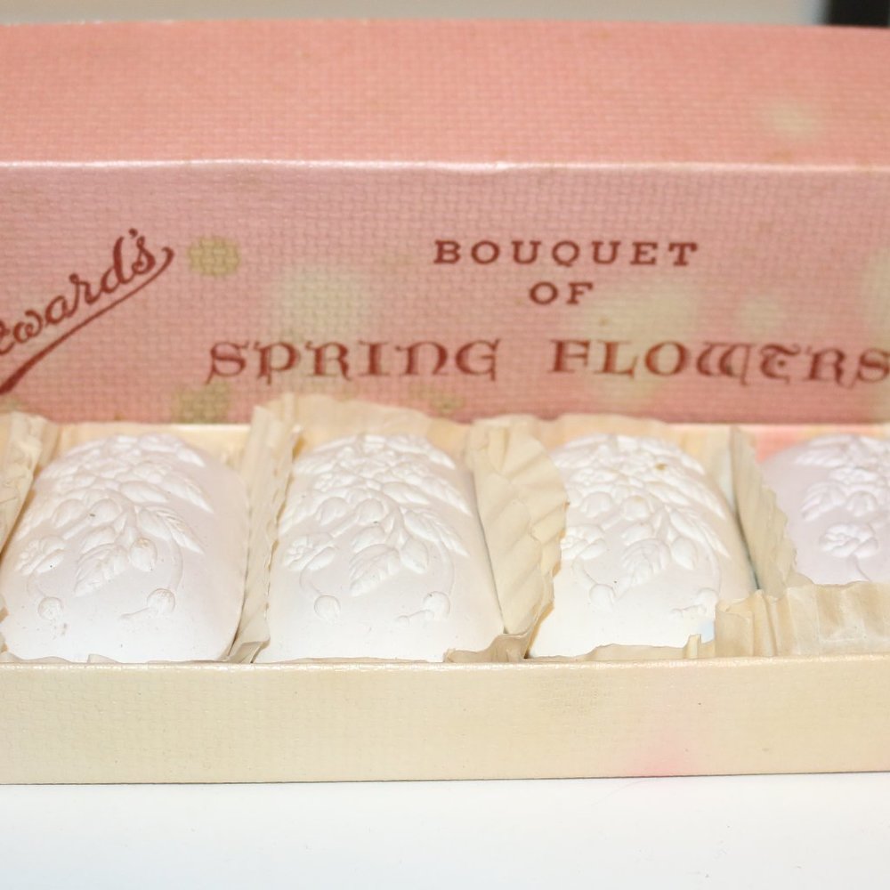Lot 6 rare Montréal Canada siward's bouquet of spring flowers vintage soap 1960s